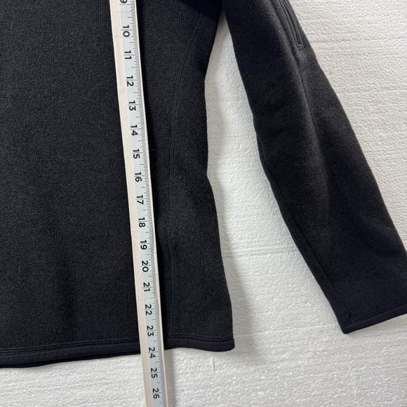Patagonia Women Better Sweater 1/4-Zip Fleece Black Size M Warm Outdoor Pullover - Picture 6 of 8